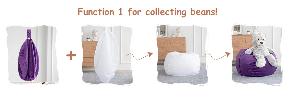 Luckysac or OEM Stuffed Animal Storage Bean Bag